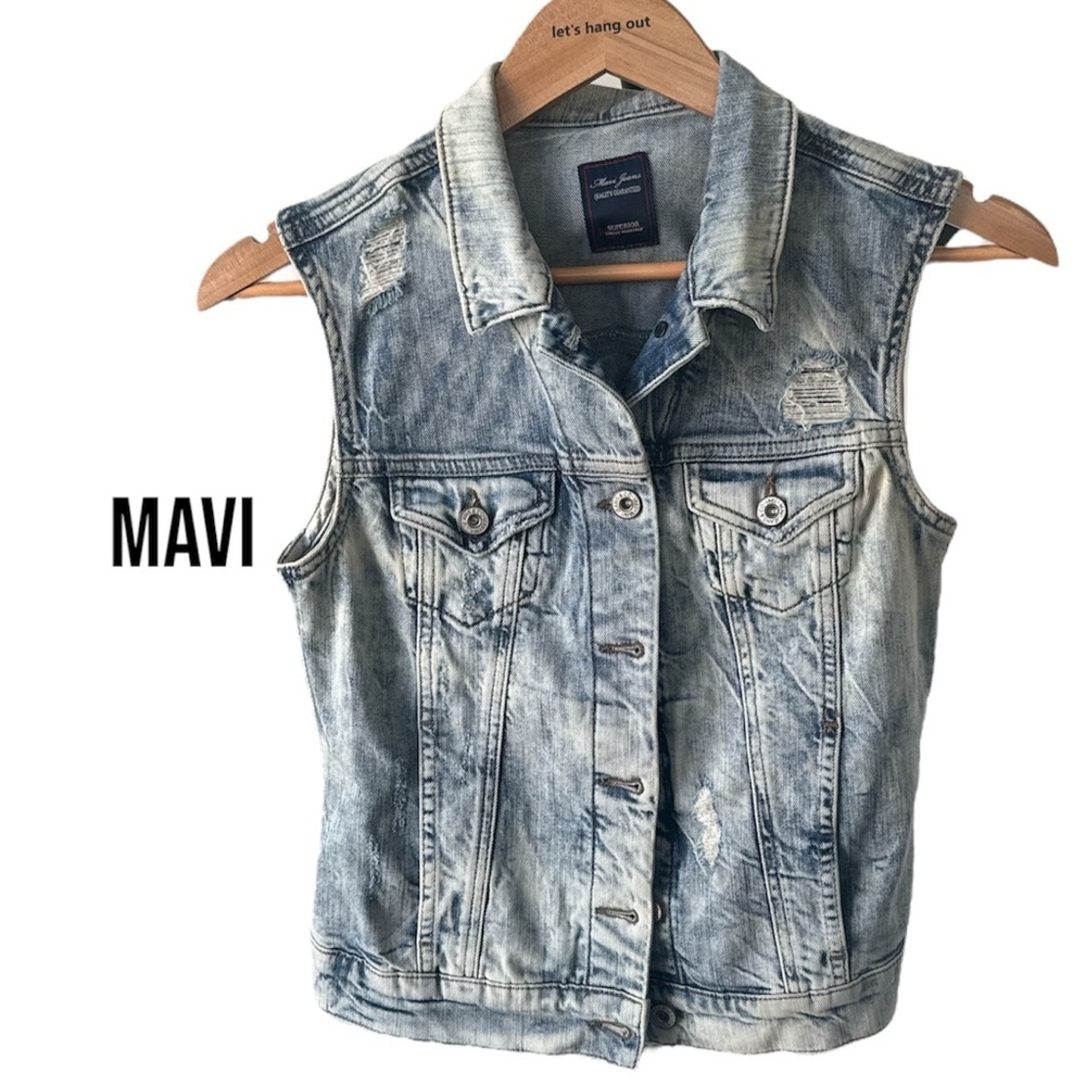MAVI Denim Vest | Distressed | Women’s Small